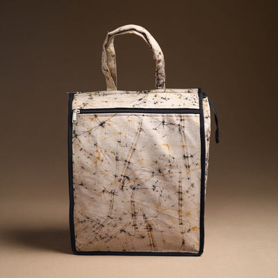 Beige Handcrafted Cotton Shopping Bag 11