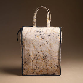 Beige Handcrafted Cotton Shopping Bag 11