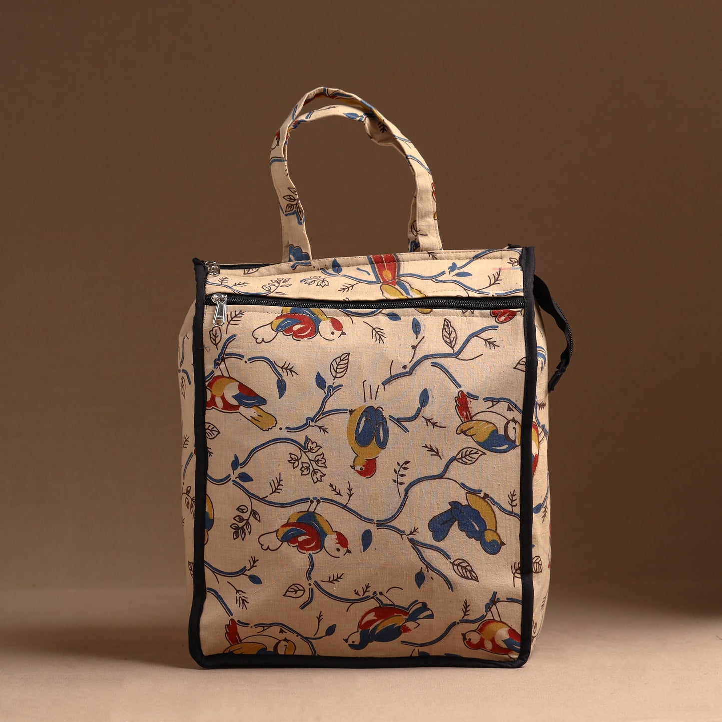 Beige Handcrafted Cotton Shopping Bag 22