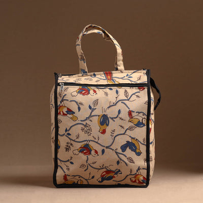 Beige Handcrafted Cotton Shopping Bag 22