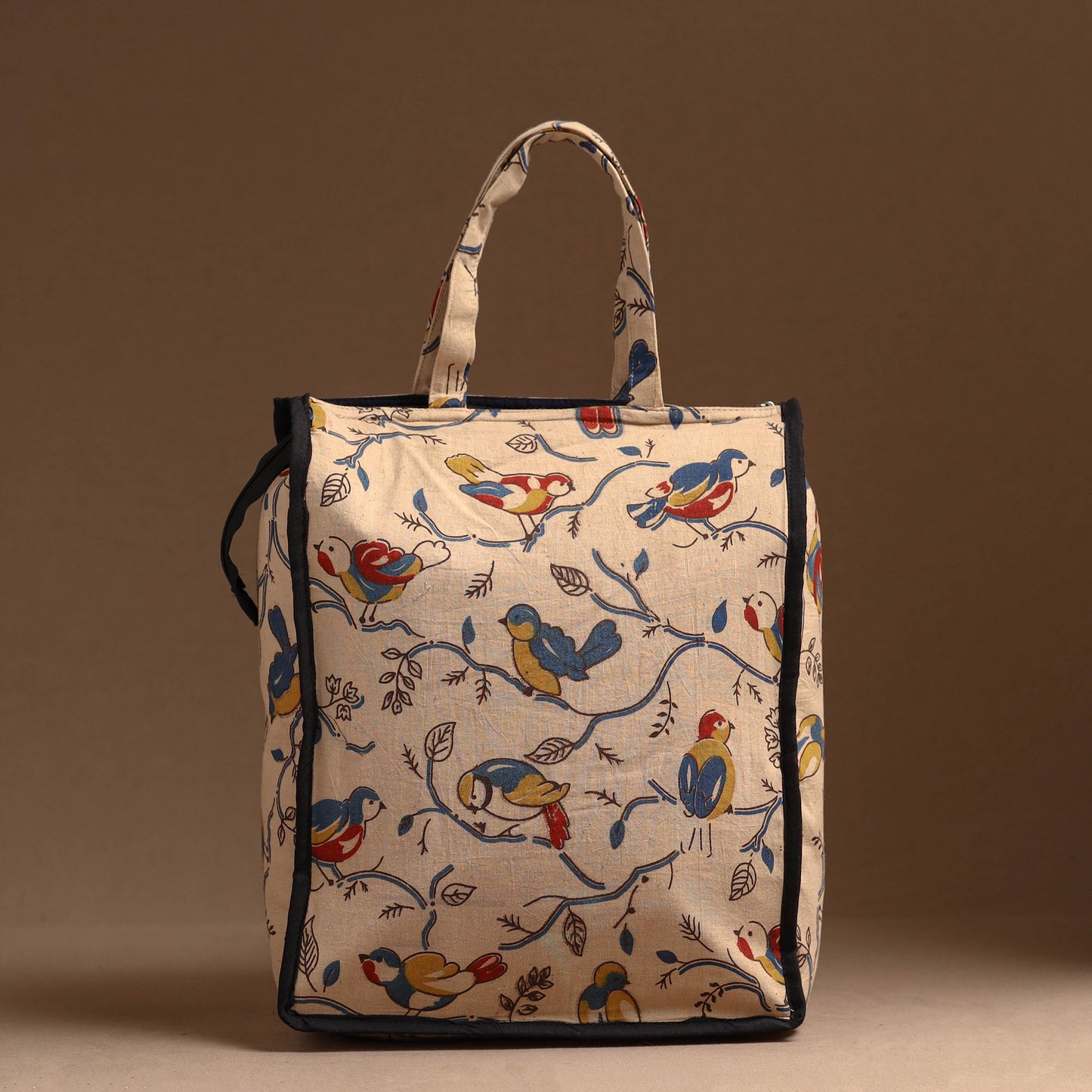 Beige Handcrafted Cotton Shopping Bag 22