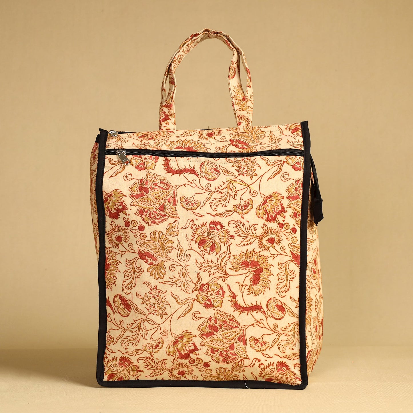 Beige Handcrafted Cotton Shopping Bag 25