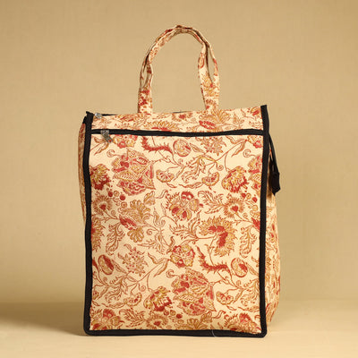 Beige Handcrafted Cotton Shopping Bag 25