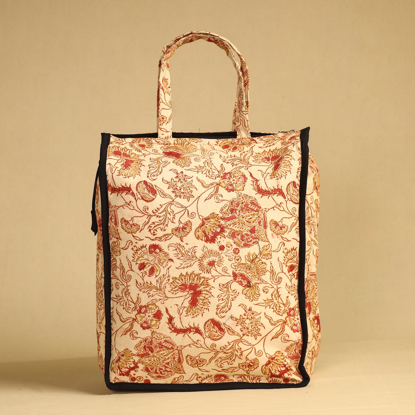 Beige Handcrafted Cotton Shopping Bag 25