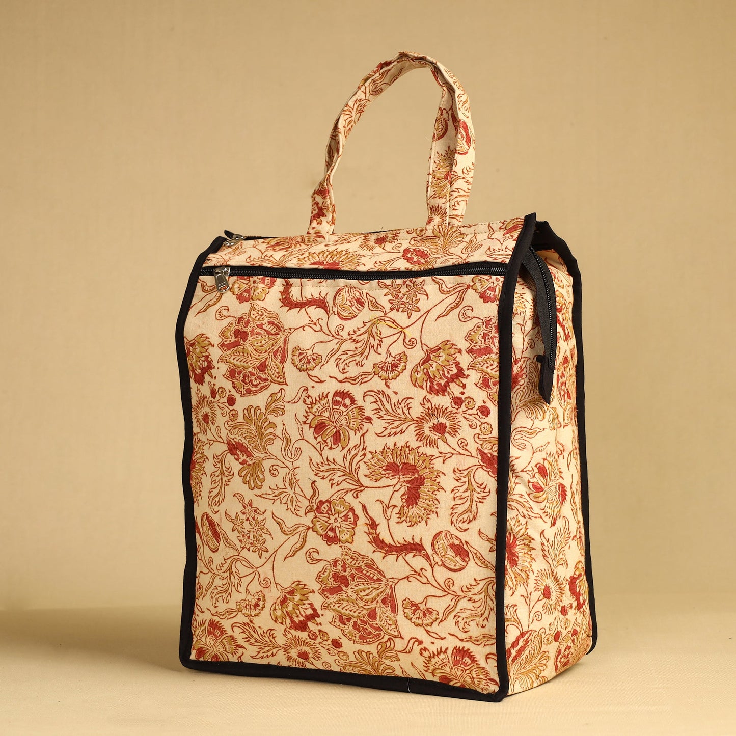 Beige Handcrafted Cotton Shopping Bag 25