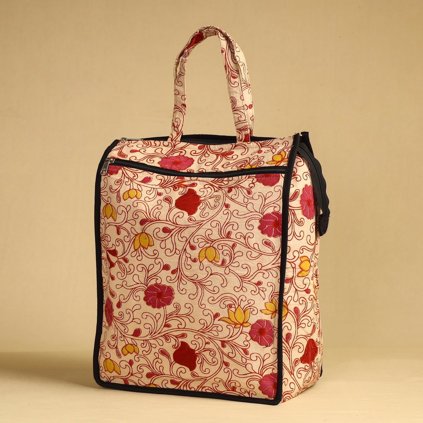 Beige Handcrafted Cotton Shopping Bag 26