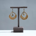  Handcrafted Drop Shaped Bamboo Earrings 