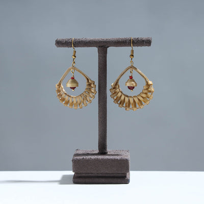  Handcrafted Drop Shaped Bamboo Earrings 