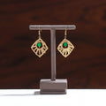 Buy Handcrafted Rectangle Shaped Bamboo Earrings Online at iTokri.com