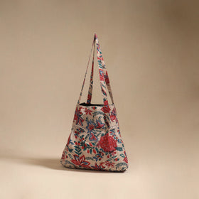 Handcrafted fabric jhola bag 07