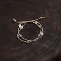 Handcrafted german silver bracelet 03