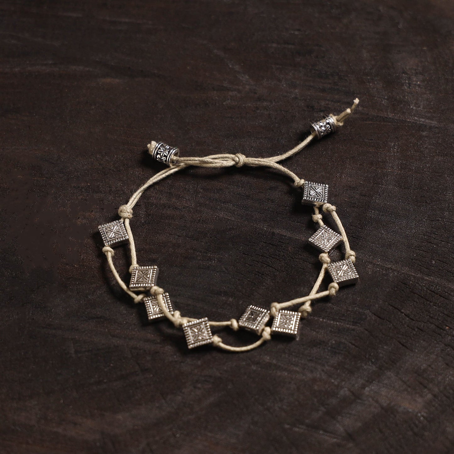 Handcrafted german silver bracelet 12