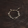 Handcrafted german silver bracelet 12