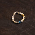Handcrafted glass stone bracelet 01