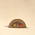 Handcrafted natural water hyacinth reed hand embroidered
