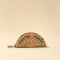 Handcrafted natural water hyacinth reed hand embroidered