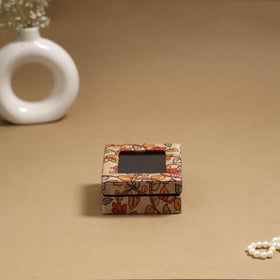 Handcrafted printed fabric ring/earring box 29