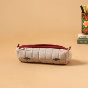 Handcrafted quilted pencil pouch 10