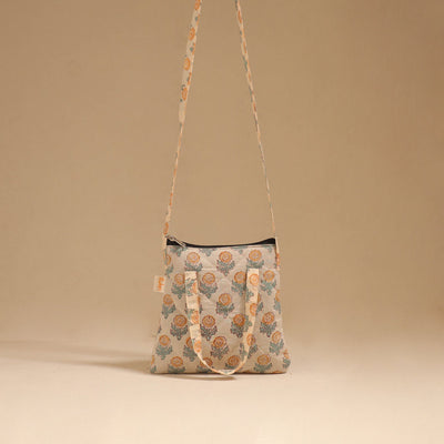 Handcrafted quilted sling bag 01