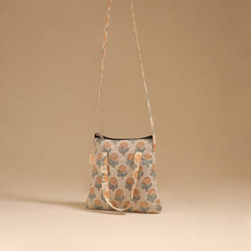 Handcrafted quilted sling bag 01