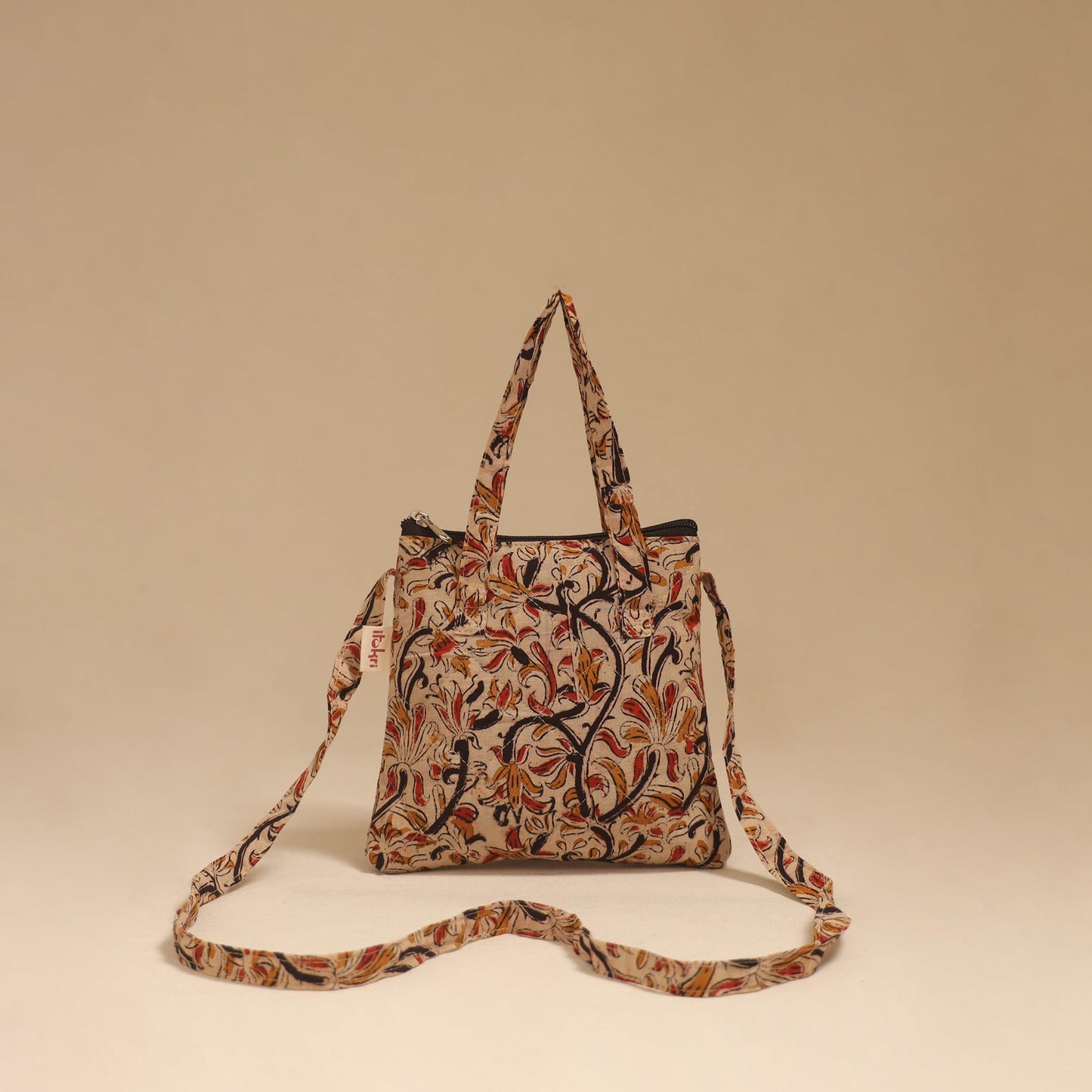 Handcrafted quilted sling bag 05