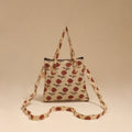 Handcrafted quilted sling bag 08