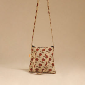 Handcrafted quilted sling bag 08