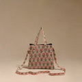 Handcrafted quilted sling bag 11
