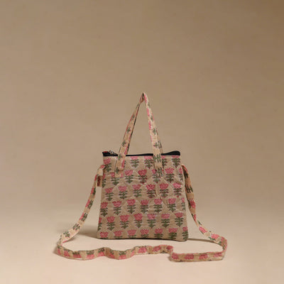 Handcrafted quilted sling bag 11
