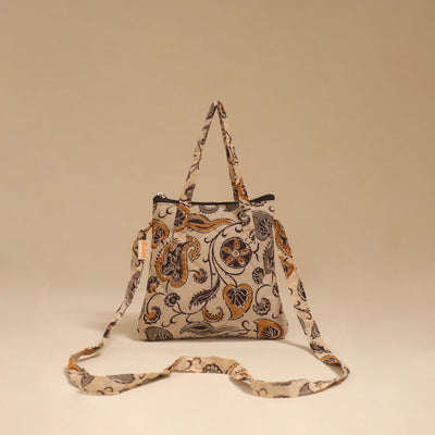 Handcrafted quilted sling bag 11