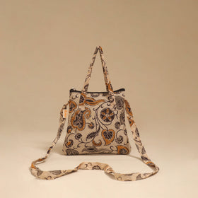 Handcrafted quilted sling bag 11