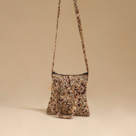 Handcrafted quilted sling bag 12