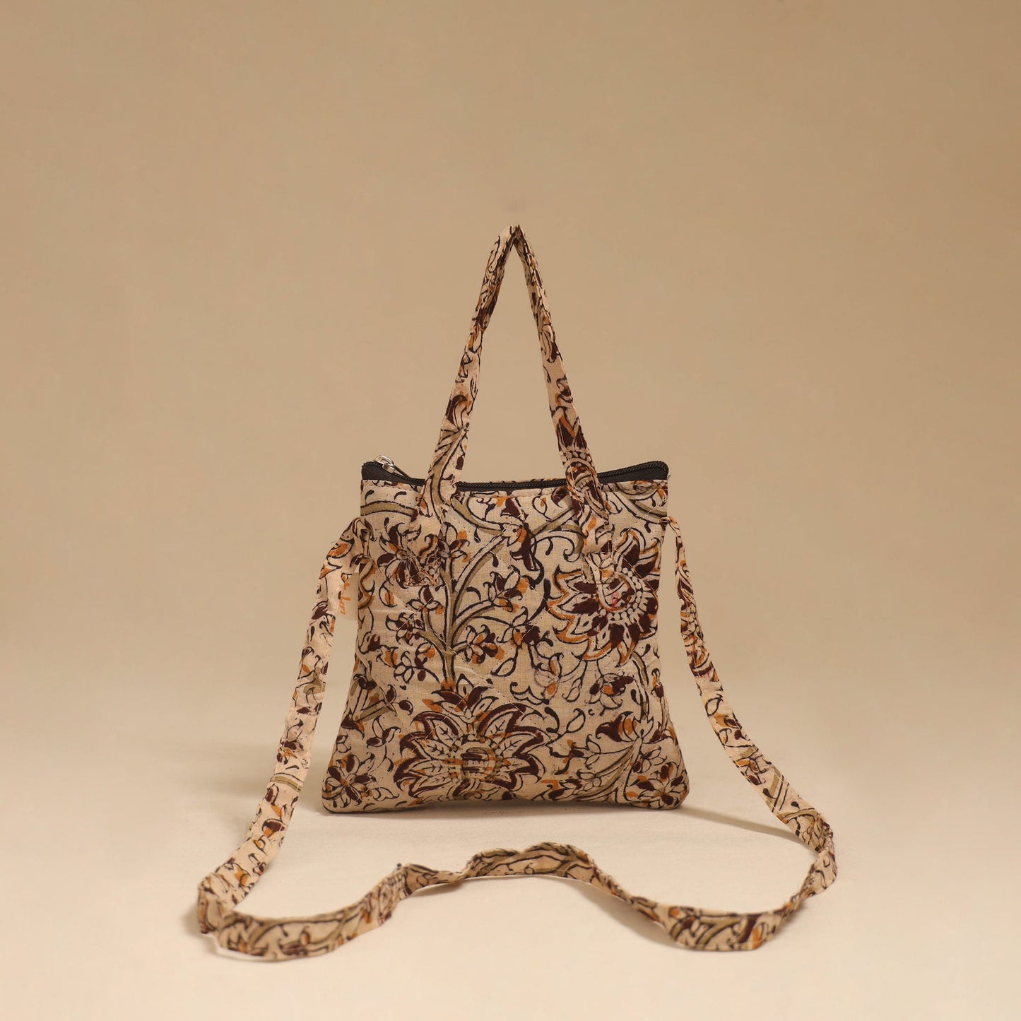 Handcrafted quilted sling bag 12