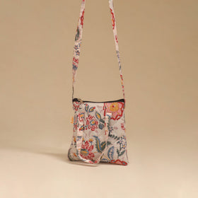 Handcrafted quilted sling bag 13
