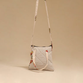 Handcrafted quilted sling bag 15