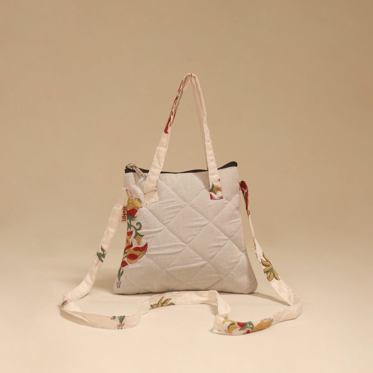 Handcrafted quilted sling bag 15
