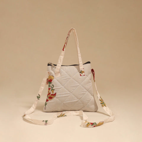 Handcrafted quilted sling bag 15