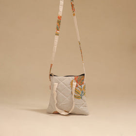 Handcrafted quilted sling bag 33
