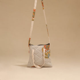 Handcrafted quilted sling bag 33