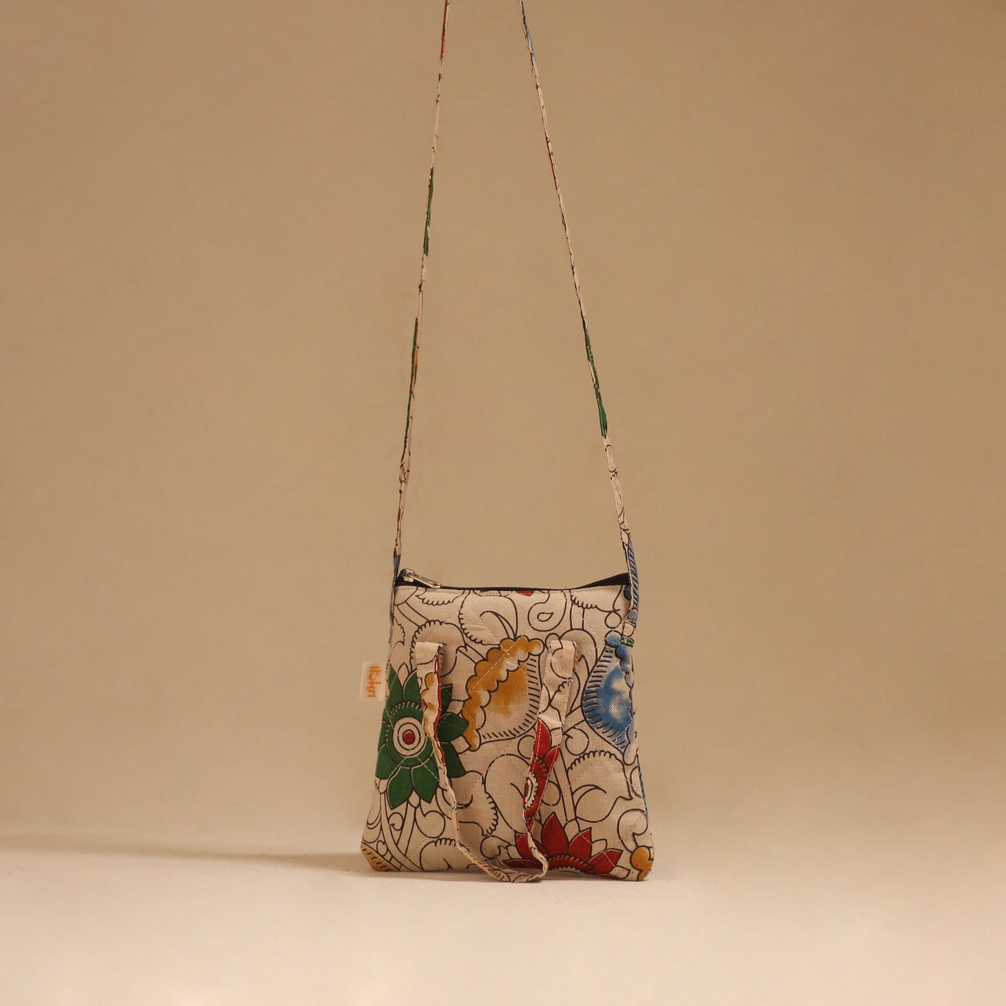 Handcrafted quilted sling bag 69