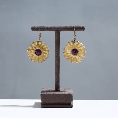  Handcrafted Round Shaped Bamboo Earrings Online at iTokri.com