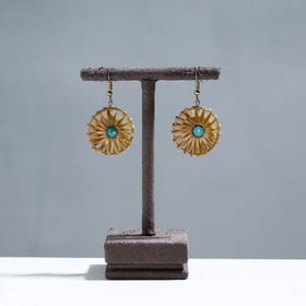  Handcrafted Round Shaped Bamboo Earrings 
