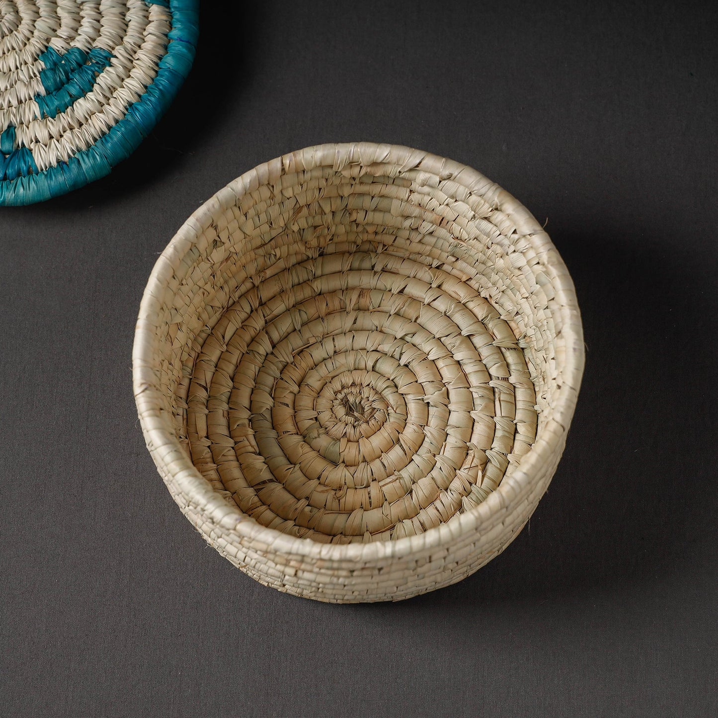 Handcrafted Sabai Grass Beige Multipurpose Container Box (8 x 8 in)