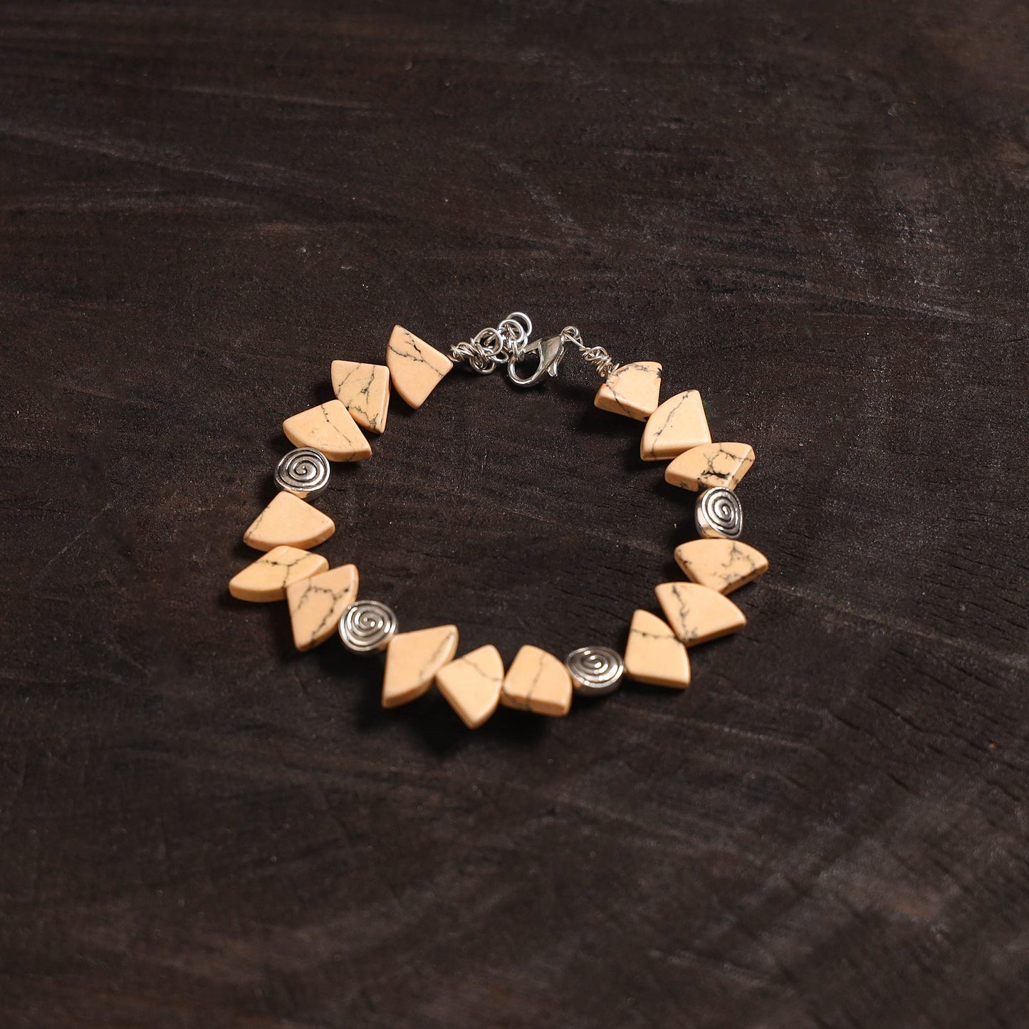 Handcrafted stone work bracelet 24