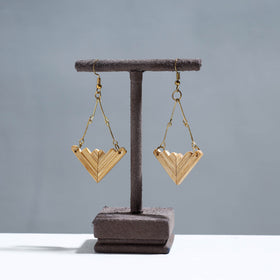  Handcrafted V Shaped Bamboo Earrings 