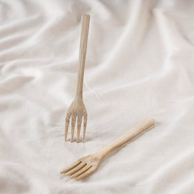  Beige Handcrafted Wooden Fork Online iTokri.com 04