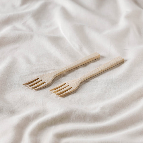 Beige Handcrafted Wooden Fork Online iTokri.com 01