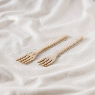  Beige Handcrafted Wooden Fork Online iTokri.com 04