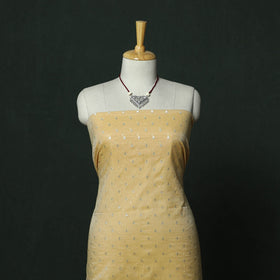 Handloom chanderi silk 2pc unstitched dress material