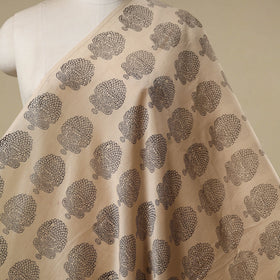 Handloom chanderi silk natural dyed bagh fabric 14